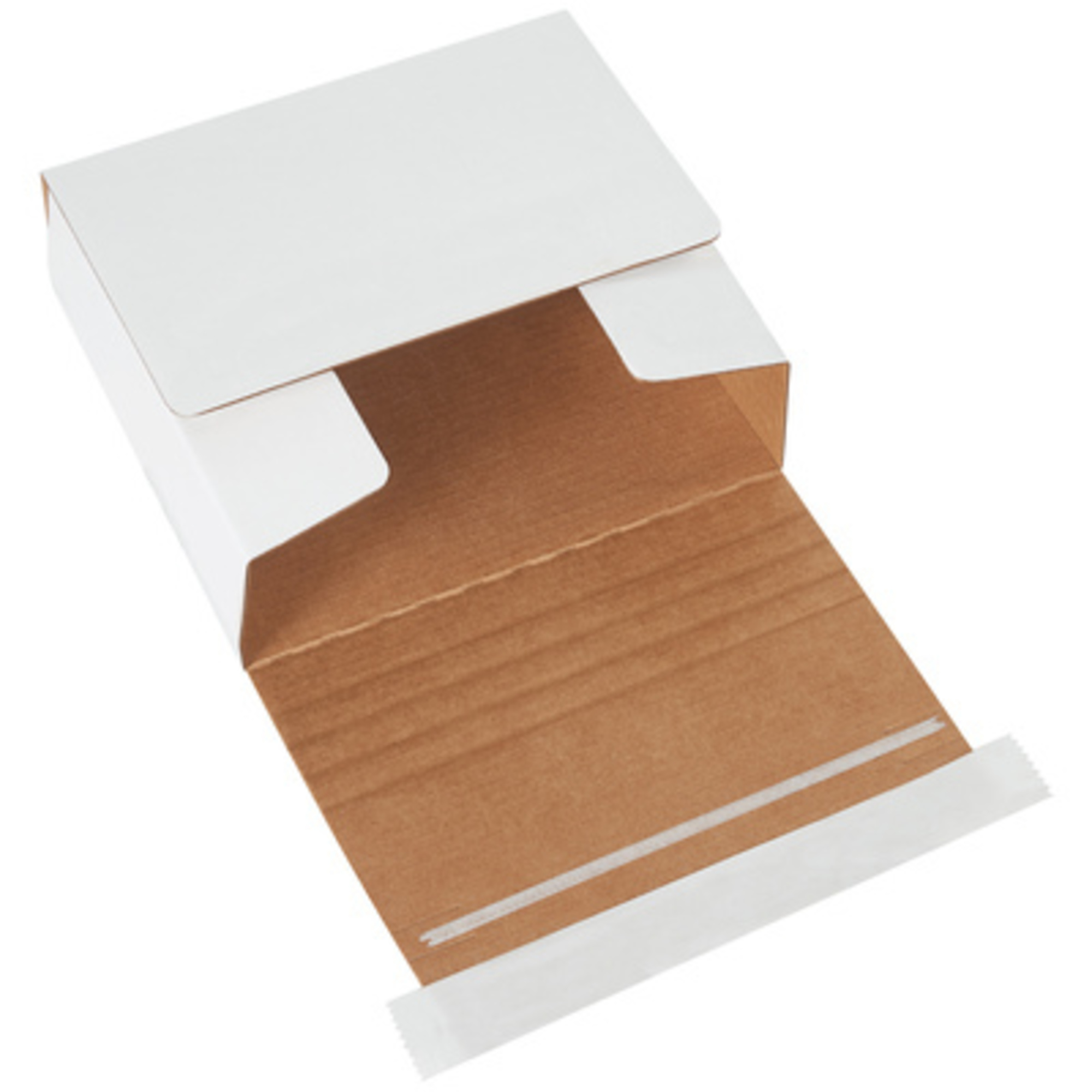 Stock Packaging Self-Seal CD Mailers — 5.75in. x 5.06in. x 1.75in., 200 Pcs, Model# MM1002
